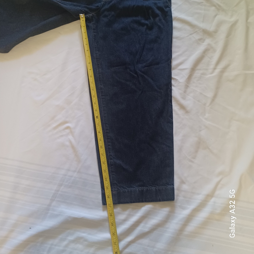 Banana Republic Women Size 30/10 Deep Indigo Relaxed Jeans - Picture 14 of 16